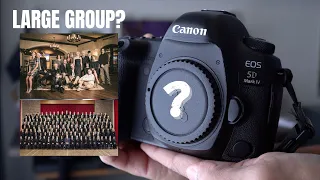 Best LENS focal length for large group portraits!