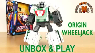 Transformers Legacy United Origin Wheeljack Unbox & Play #transformerslegacy #g1transformers