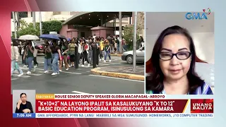 "K+10+2" na layong ipalit sa kasalukuyang "K to 12" program, isinusulong sa Kamara | UB