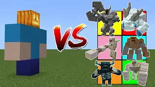 Mutant Herobrine vs Random Mobs