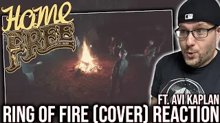 FIRST TIME HEARING "RING OF FIRE" (JOHNNY CASH COVER) BY HOME FREE FT. AVI KAPLAN!