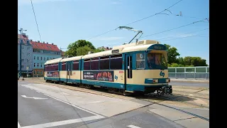 [Badner Bahn] Wiener Lokalbahn mit Doppeltraktion und Einzelzügen in Wien Innenstadt und Meidling