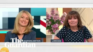 Lorraine and Esther McVey share an awkward TV moment