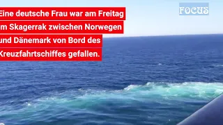 Deutsche stürzt von Kreuzfahrtschiff: Video zeigt dramatische Minuten nach dem Unglück