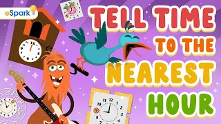 Telling Time to the Hour Song | The Power to Know the Hour | 1st Grade Math | eSpark Music