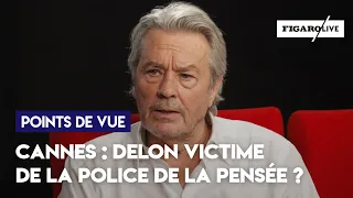 Cannes : Delon victime de la police de la pensée ?