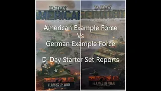 Flames of War Battle Report: American Exampe Force Vs German Example Force