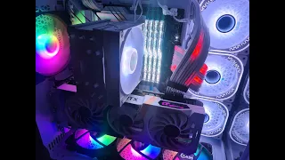 Белая сборка в домашних условиях: 12400F + RTX 3060TI