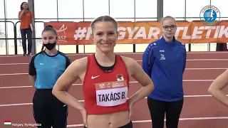 Womens 60m | Hungarian Athletics | Hungarian Indoor Championships 2022 (February 26/27 2022)