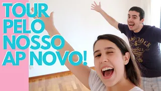 TOUR PELO NOSSO NOVO APARTAMENTO! VAMOS MORAR JUNTOS!