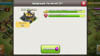 Clash of Clans - Upg ny Gold Storage to lvl 13