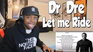 FIRST TIME HEARING- Dr. Dre - Let me Ride REACTION