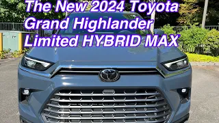 The New 2024 Toyota Grand Highlander Hybrid Max Limited- Storm Cloud