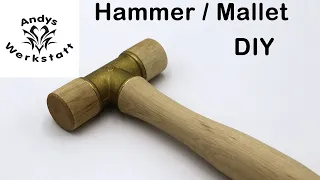 😍 Wie geht das? Holz Hammer aus 3/4 Zoll T - Fitting selber machen