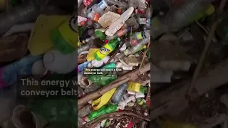 Machine Powered by Renewable Energy Collects Plastic Waste