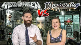 Helloween vs Rhapsody of Fire ⚔ Guardians ⚔ - Heavy Metal Battle of the Bands - Reaction + Review