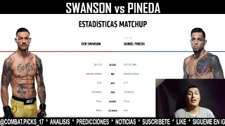 UFC 256: Cub Swanson vs Daniel Pineda analisis y prediccion de la pelea