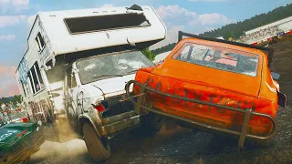 We Did CUSTOM Demo Derbies In Our Private Wreckfest Server & It Was INSANE