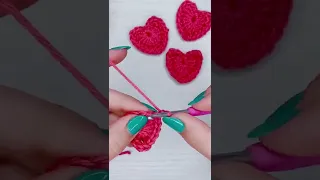 How to Crochet a Heart in 2 Minutes!