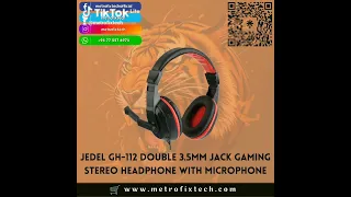 Jedel GH-112 Double 3.5mm Jack Gaming Stereo Headphone with Microphone