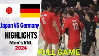 Japan vs Germany  FULL GAME (5-6-2024)(WEEK2)  Men's VNL 2024 | Volleyball nations league 2024