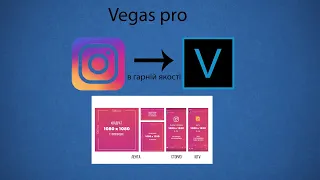 Vegas Pro 17: Как сохранить видео для инстаграм. Экспорт в высоком качестве для Instagram. Урок #1