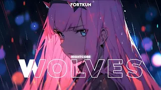 Nightcore - Wolves | Selena Gomez & Marshmello | Lyrics