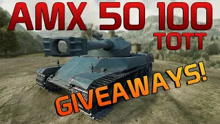 Giveaways! AMX 50 100 Top of the Tree| World of Tanks