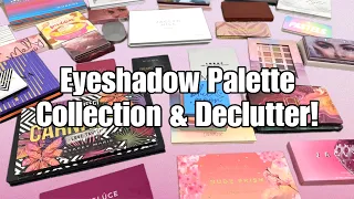 EYESHADOW PALETTE COLLECTION & DECLUTTER!! 41 Palettes!😱