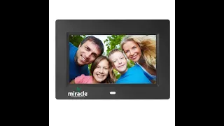 Miracle Digital 7 inch  Digital Photo Frame Unboxing.