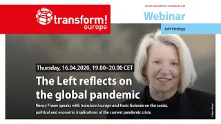 The Left Reflects on the Global Pandemic: Nancy Fraser