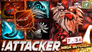 Attacker Pudge Mega Butcher Reaction - Dota 2 Pro Gameplay [Watch & Learn]