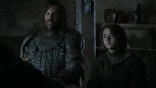 GoT: The Hound and Arya killing Polliver and his men