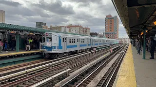 Chasing MTA NYC Subway Yankees Opening Day IRT Lo-V & Train of Many Colors (4/5/24)