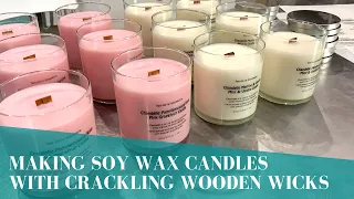 Making Soy Wax Candles with Crackling Wooden Wicks