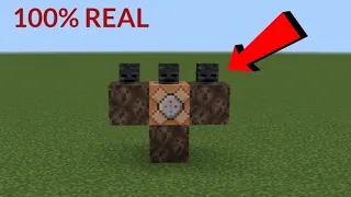 HOW TO SUMMON A WITHER STORM IN MCPE! (NO MODS) 100% REAL