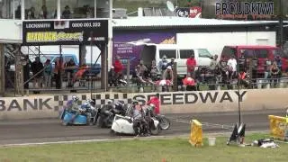 ROSEBANK SPEEDWAY - NZ SIDECAR GP 16.3.14