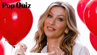 Gisele Bündchen Plays Pop Quiz | Marie Claire