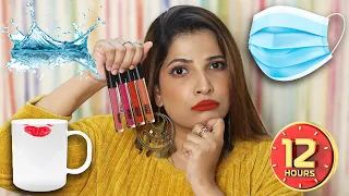 Nykaa All Day Matte Waterproof Liquid Lipstick | REVIEW & SWATCHES