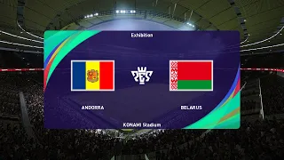 Andorra vs Belarus (09/09/2023) UEFA EURO 2024 PES 2021