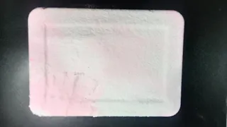 ASMR - Crunchy white Baking Soda - Pink Slab - Satisfying