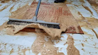 Time-Lapse Cleaning Super Dirty Carpet ASMR And Relaxing Video