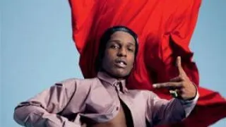 Asap Rocky modelling photos on magazines