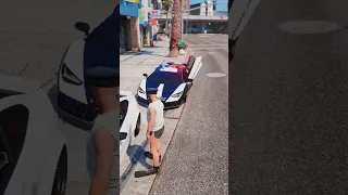 FAKE COP Trolls Karen With MODDED Car 😂| GTA 5 RP FiveM #LURP #shorts