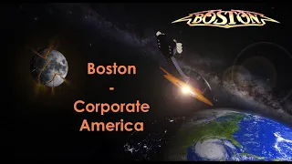 Boston - "Corporate America" HQ/With Onscreen Lyrics! *BRAD DELP VOCALS*