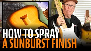 How to mix colors for a Fender 2-tone sunburst