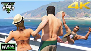 GTA 5 - Michael saving her Daughter from Porno - Daddys Little girl - Mission #9 -Gameplay 4k 60fps