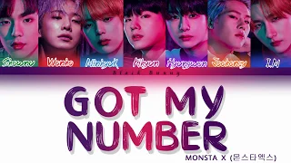 MONSTA X (몬스타엑스) - Got My Number (Color Coded Lyrics /Eng)