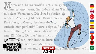 #610 Deutsch lernen mit Geschichten | Deutsch lernen durch Hören | A2-B1 | Learn German with stories