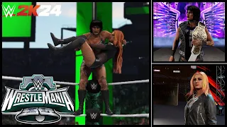 WWE2K24 | Rhea Ripley VS Becky Lynch | WrestleMania 40 | #wwe #wwe2k24